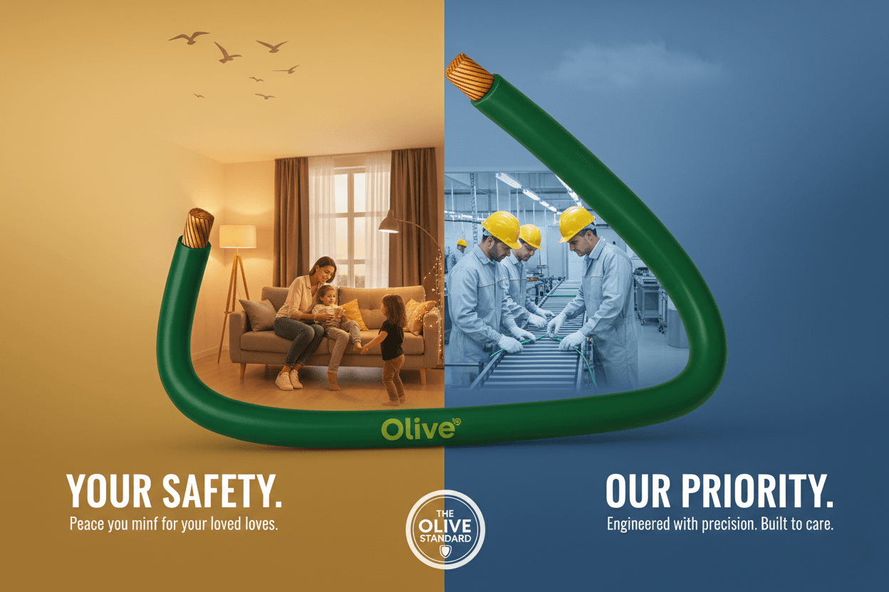 Olive home safety wiring